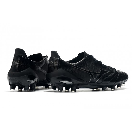 Mizuno Morelia Neo II Made in Japan Black Grey 39-45