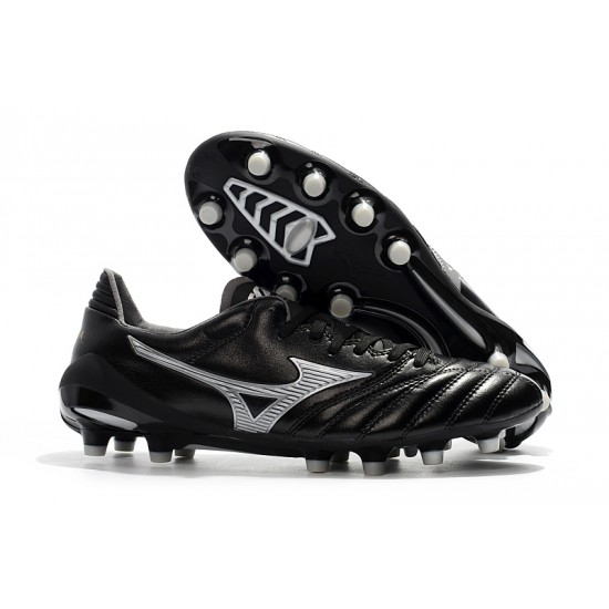 Mizuno Morelia Neo II Made in Japan Black Silver 39-45