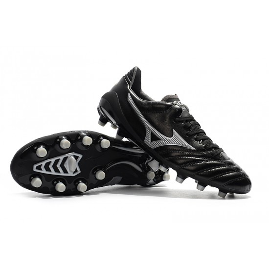 Mizuno Morelia Neo II Made in Japan Black Silver 39-45