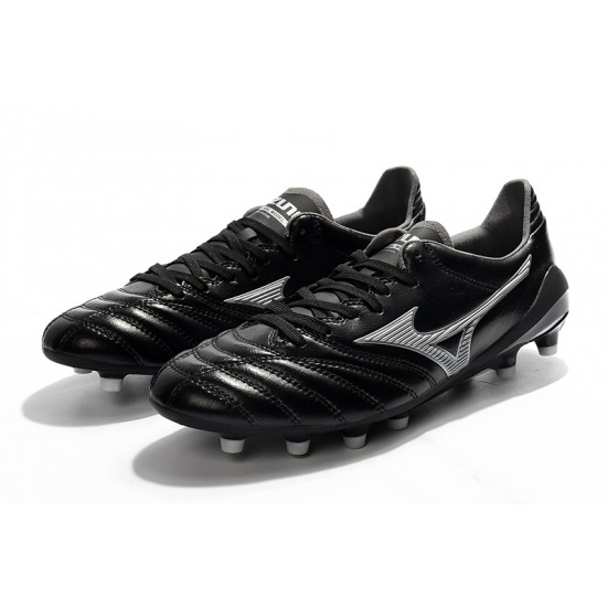 Mizuno Morelia Neo II Made in Japan Black Silver 39-45