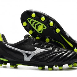 Mizuno Morelia Neo II Made in Japan Black Silver Green 39-45