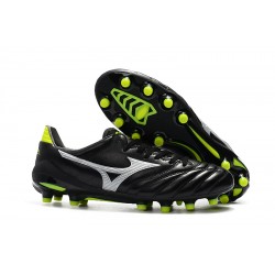 Mizuno Morelia Neo II Made in Japan Black Silver Green 39-45