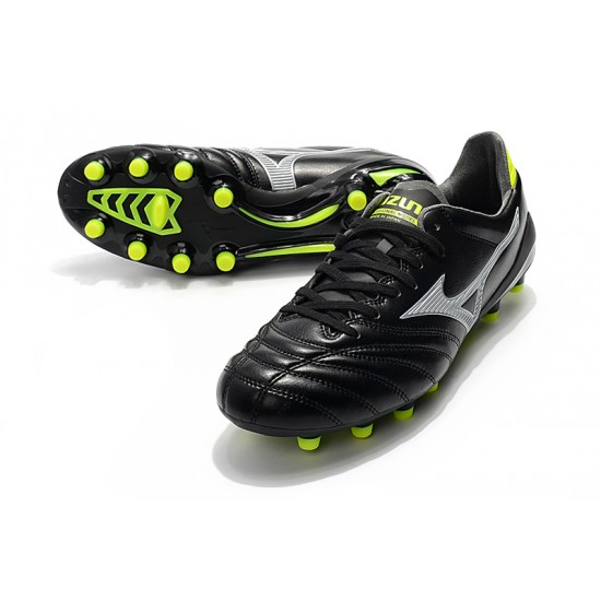 Mizuno Morelia Neo II Made in Japan Black Silver Green 39-45