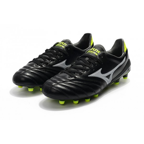 Mizuno Morelia Neo II Made in Japan Black Silver Green 39-45