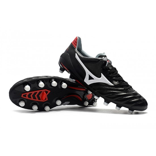 Mizuno Morelia Neo II Made in Japan Black Silver Red 39-45