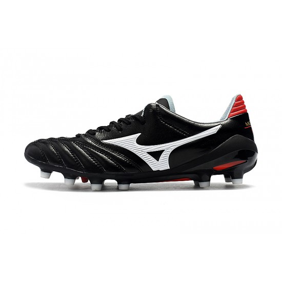 Mizuno Morelia Neo II Made in Japan Black Silver Red 39-45