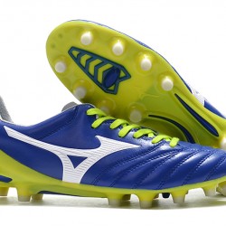 Mizuno Morelia Neo II Made in Japan Blue Silver Green 39-45