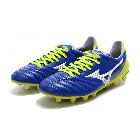 Mizuno Morelia Neo II Made in Japan Blue Silver Green 39-45