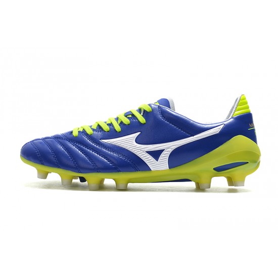 Mizuno Morelia Neo II Made in Japan Blue Silver Green 39-45