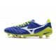 Mizuno Morelia Neo II Made in Japan Blue Silver Green 39-45