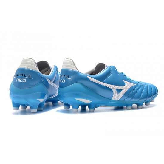 Mizuno Morelia Neo II Made in Japan Blue White 39-45