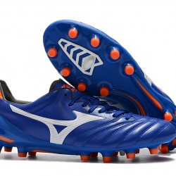 Mizuno Morelia Neo II Made in Japan Blue White Orange 39-45