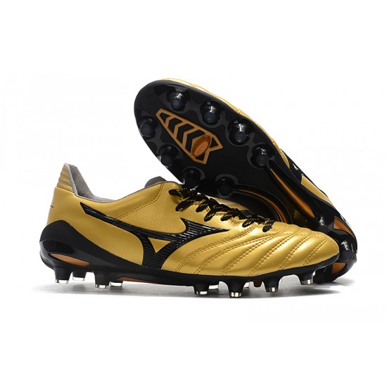 Mizuno Morelia Neo II Made in Japan Gold Black 39-45