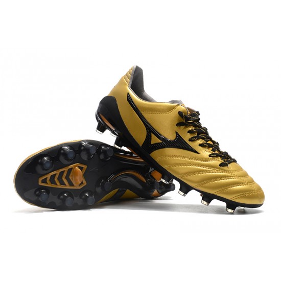 Mizuno Morelia Neo II Made in Japan Gold Black 39-45