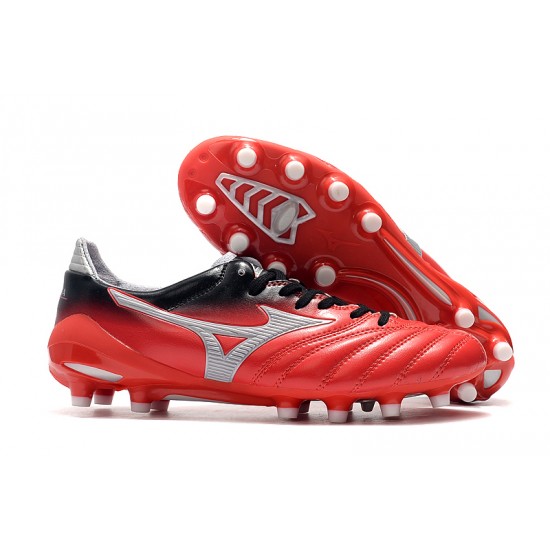 Mizuno Morelia Neo II Made in Japan Red Silver 39-45