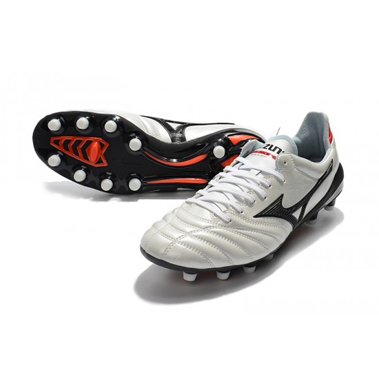 Mizuno Morelia Neo II Made in Japan Silver Black 39-45