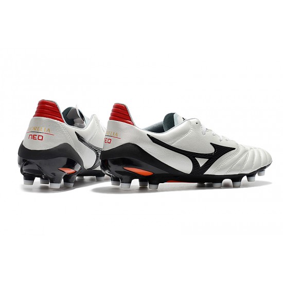 Mizuno Morelia Neo II Made in Japan Silver Black 39-45