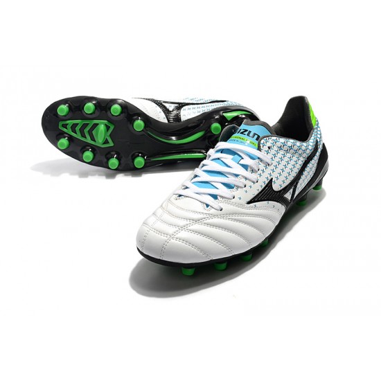 Mizuno Morelia Neo II Made in Japan White Black Green 39-45