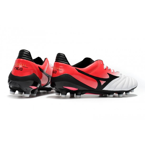 Mizuno Morelia Neo II Made in Japan White Pink Black 39-45