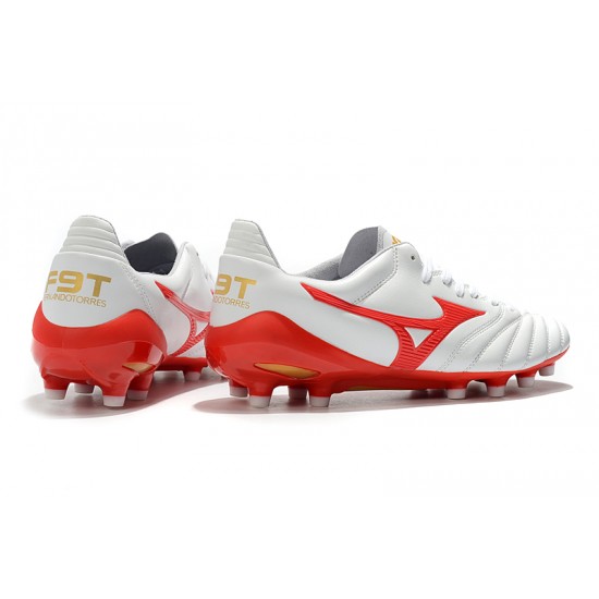 Mizuno Morelia Neo II Made in Japan White Red 39-45