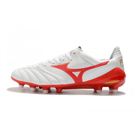 Mizuno Morelia Neo II Made in Japan White Red 39-45