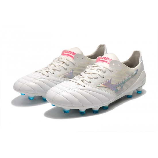 Mizuno Morelia Neo II Made in Japan White Silver 39-45