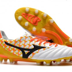 Mizuno Morelia Neo II Made in Japan White Yellow Orange 39-45