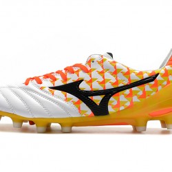 Mizuno Morelia Neo II Made in Japan White Yellow Orange 39-45