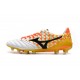 Mizuno Morelia Neo II Made in Japan White Yellow Orange 39-45