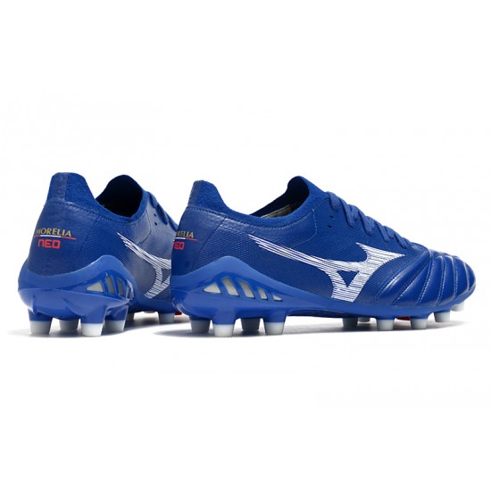 Mizuno Morelia Neo III B Made In Japan FG Blue White 39-45