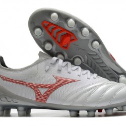 Mizuno Morelia Neo III B Made In Japan FG Grey Red 39-45