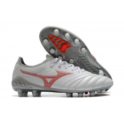 Mizuno Morelia Neo III B Made In Japan FG Grey Red 39-45