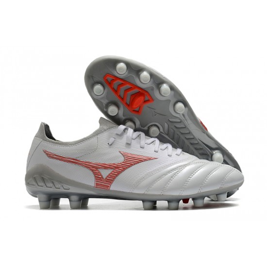 Mizuno Morelia Neo III B Made In Japan FG Grey Red 39-45