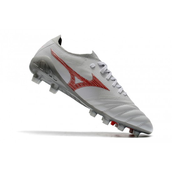 Mizuno Morelia Neo III B Made In Japan FG Grey Red 39-45