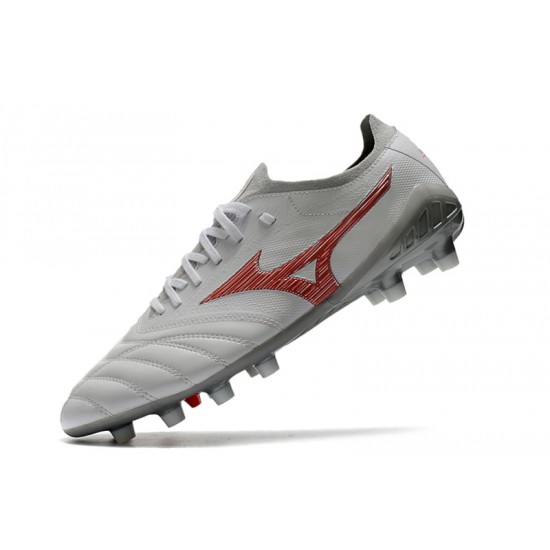 Mizuno Morelia Neo III B Made In Japan FG Grey Red 39-45