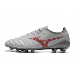 Mizuno Morelia Neo III B Made In Japan FG Grey Red 39-45