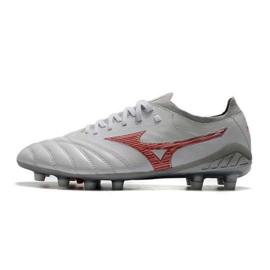 Mizuno Morelia Neo III B Made In Japan FG Grey Red 39-45