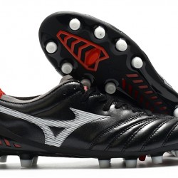 Mizuno Morelia Neo III Pro FG Black Silver 39-45