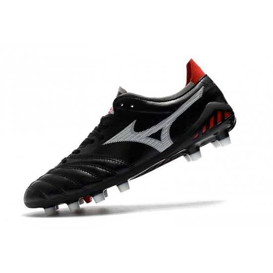 Mizuno Morelia Neo III Pro FG Black Silver 39-45