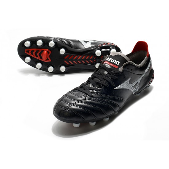 Mizuno Morelia Neo III Pro FG Black Silver 39-45