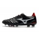 Mizuno Morelia Neo III Pro FG Black Silver 39-45