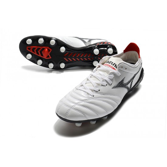 Mizuno Morelia Neo III Pro FG White Black 39-45