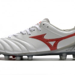 Mizuno Morelia Neo III Pro FG White Red 39-45