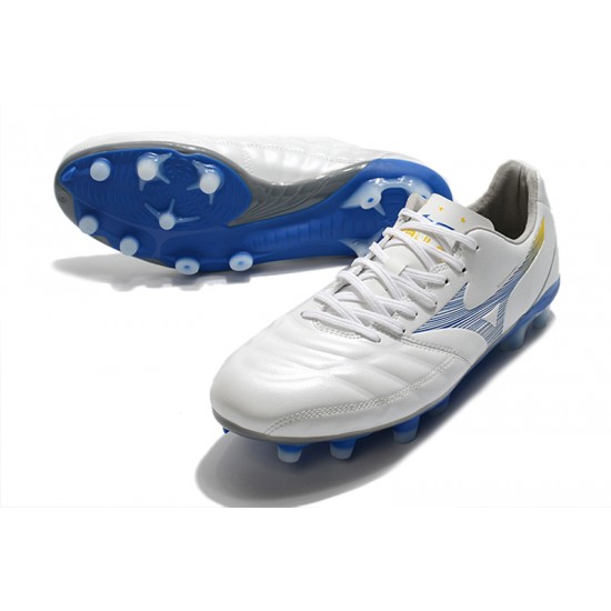 Mizuno Rebula Cup Made In Japan FG White Blue 39-45