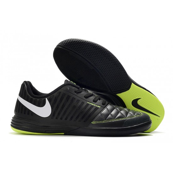 Nike Lunar Gato II IC Black Green Silver 39-45