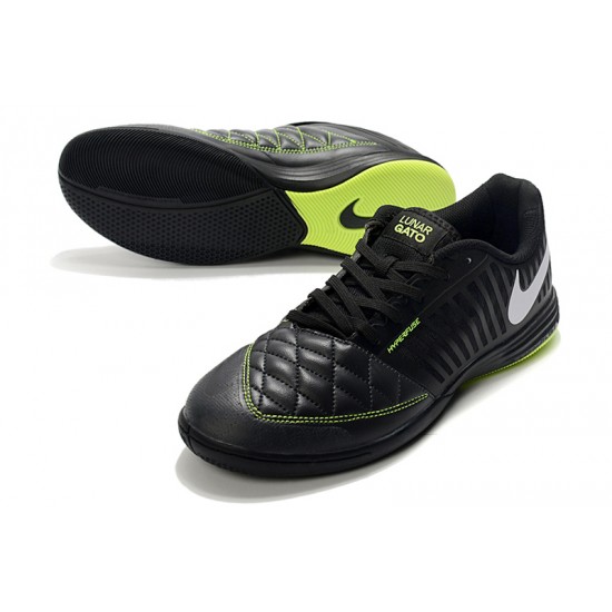 Nike Lunar Gato II IC Black Green Silver 39-45