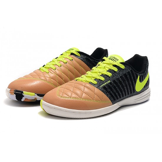 Nike Lunar Gato II IC Brown Black Green 39-45