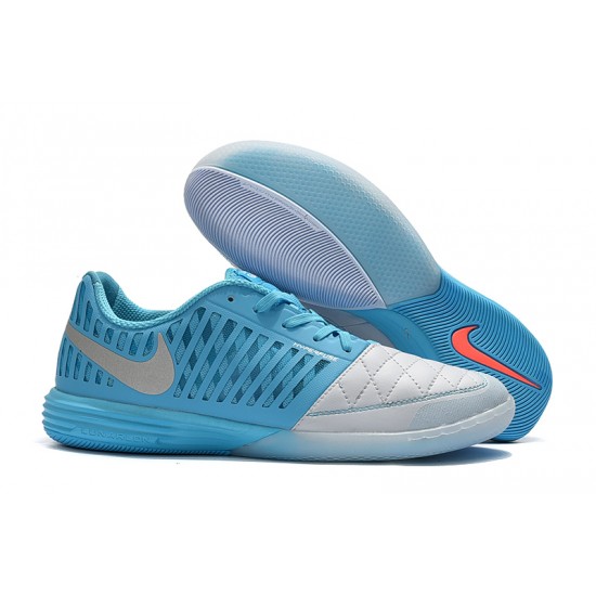 Nike Lunar Gato II IC White Blue Silver 39-45