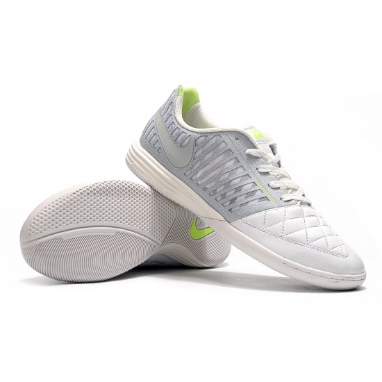 Nike Lunar Gato II IC White Grey Green 39-45