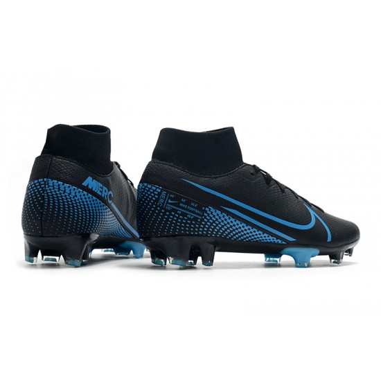 Nike Mercurial 7 Elite FG Black Blue 39-45